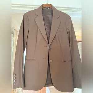 Theory women’s Brown long blazer
